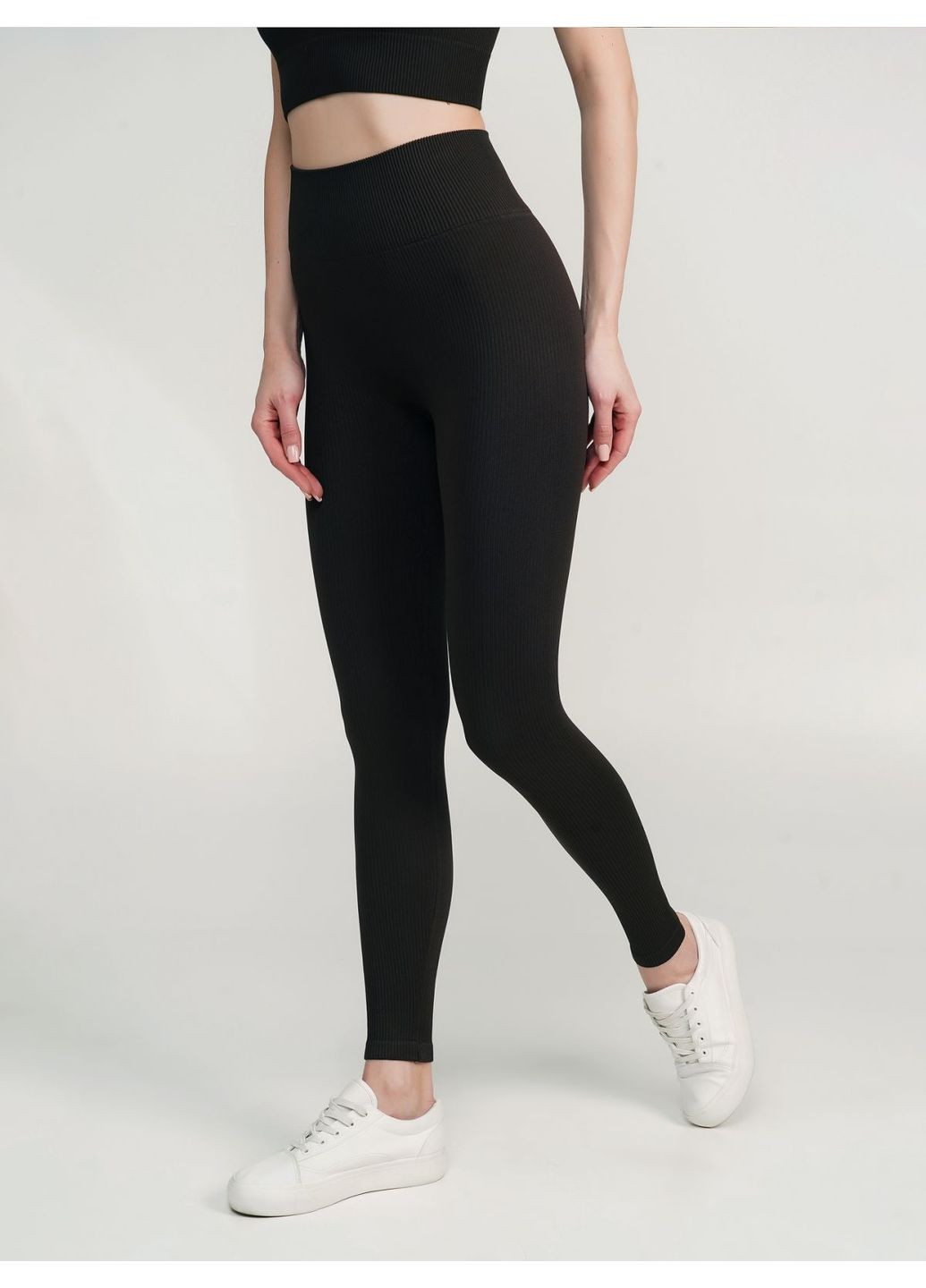 Легінси безшовні в рубчик без пушап LEGGINGS RIB Giulia model 2 (361230769)