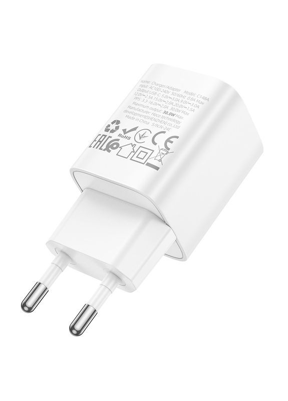 Зарядное устройство с быстрой зарядкой PD30W C148A |1Type-C| Hoco (337352011)