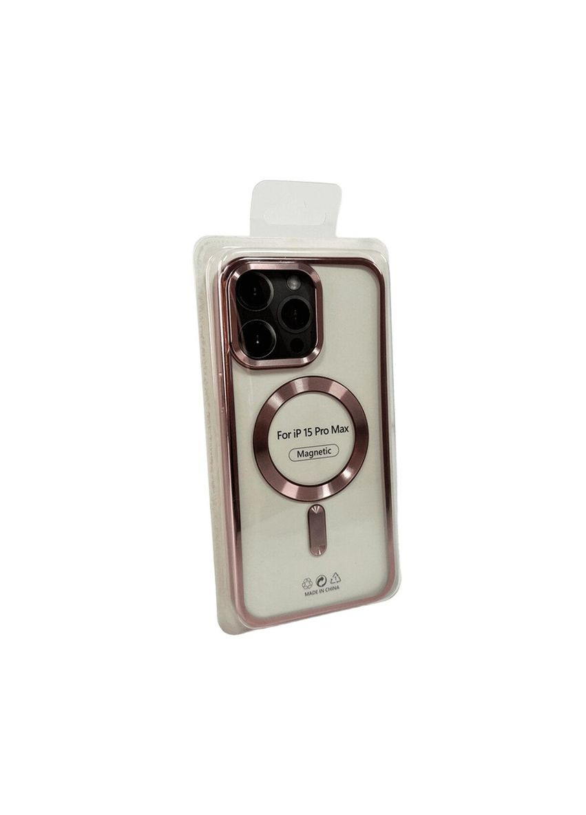 Чохол CD Magnetic для iPhone 15 Pro Max Rose Gold No Brand (324023488)
