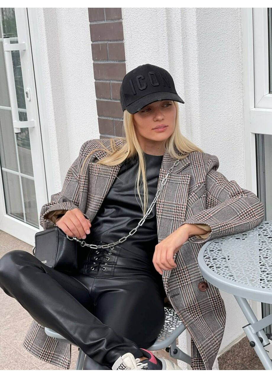 Жіночі лосіни VIKKY з екошкіри зі шнурівкою (mil333) milirud (366873456)