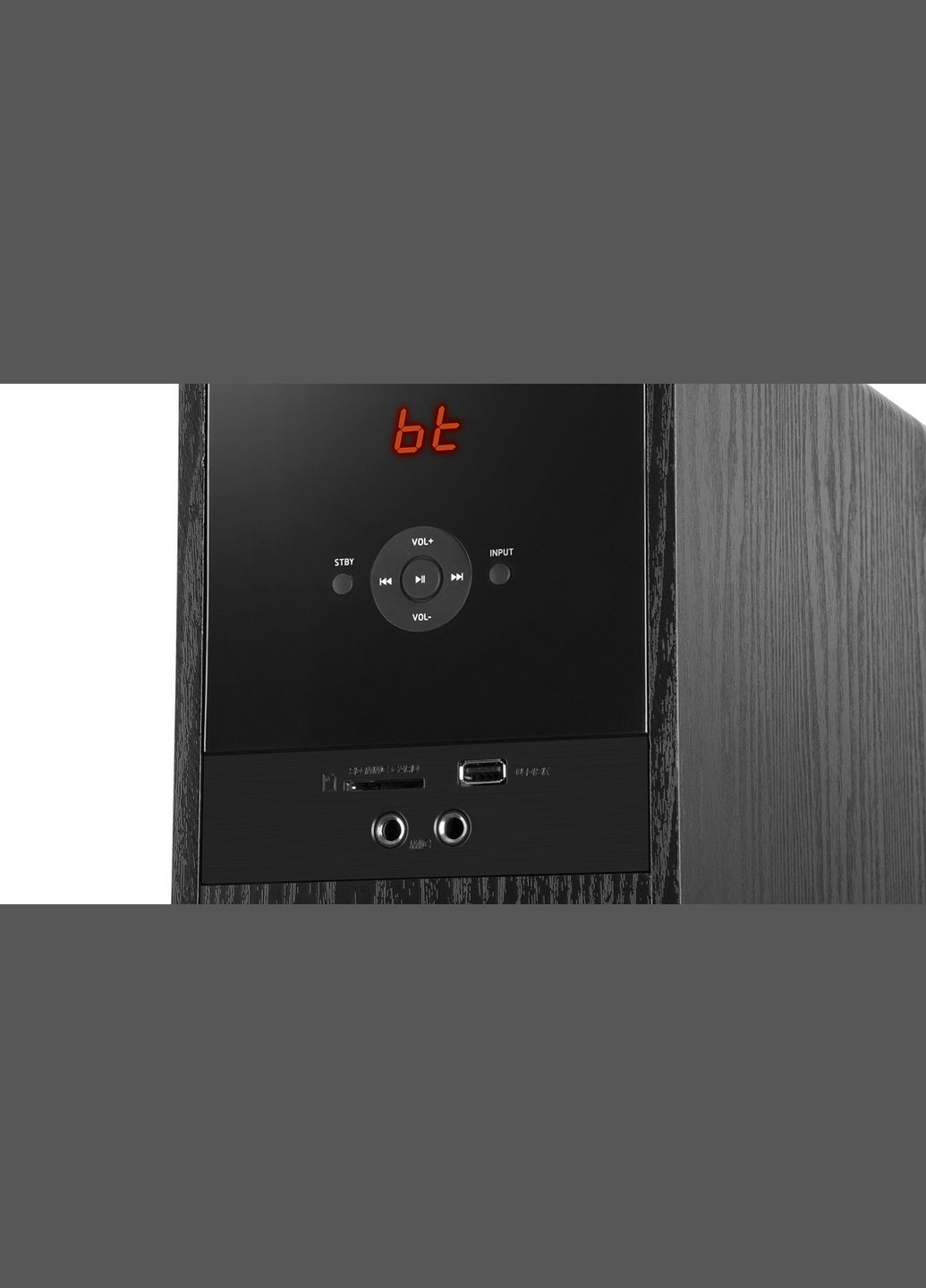 Колонки 2.0 S-2070 black (150W, Bluetooth, USB ﬂash, FM, Karaoke, Opt, coax, ДК) Real-El (333824455)