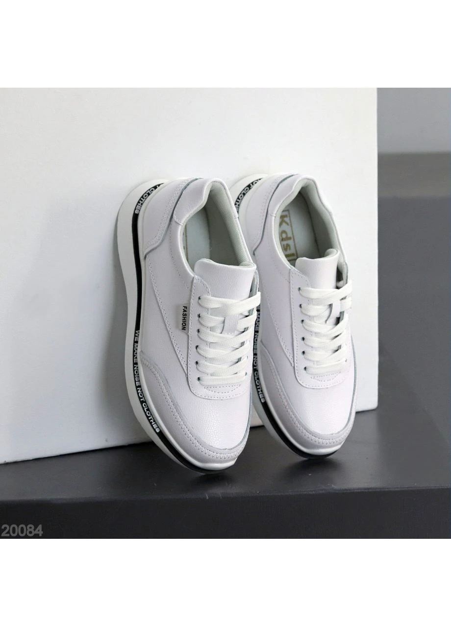 Білі шкіряні кросівки Helen білі демісезони (382184767)