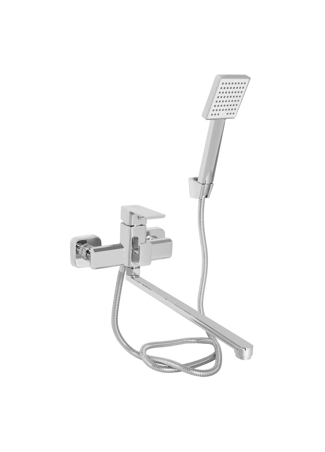 Змішувач для ванни Dozorca з поворотним виливом (з душовим гарнітуром) (k35) LDDOZ005CRM45405 Chrome LIDZ 005 (346492222)