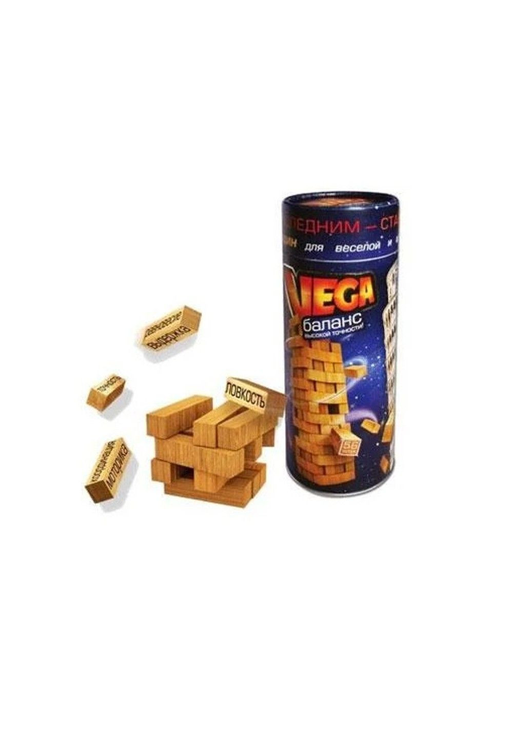 Гра велика настільна "Vega" Дженга DTПБ 4820150911218 Danko Toys (297129360)