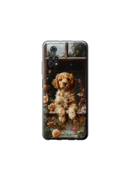 Чехол на Xiaomi Poco M4 Pro Щенок cocker spaniel "6136u-2592-2448" Endorphone (363822298)