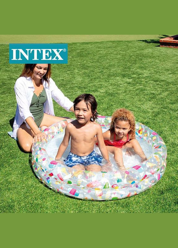 Детский надувной бассейн 59421 "Мороженое" на 150 л. Intex (327797129)