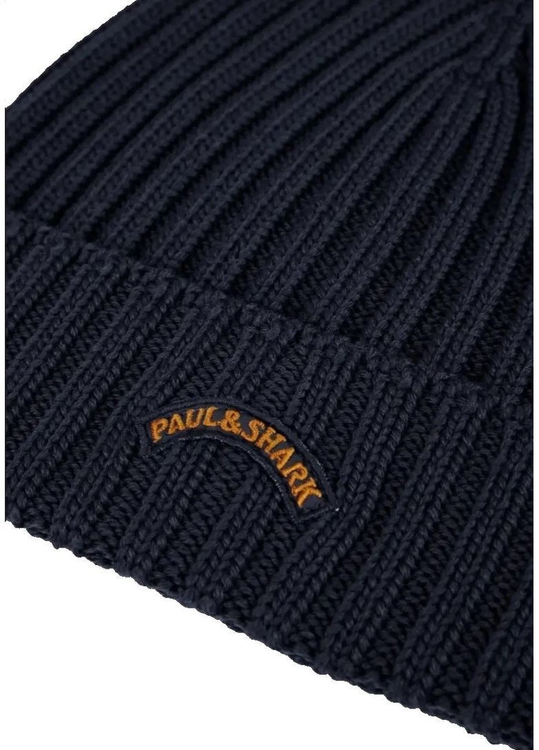 Шапка чоловіча PS-20104 Dark Blue Paul & Shark Classic Logo (365241466)