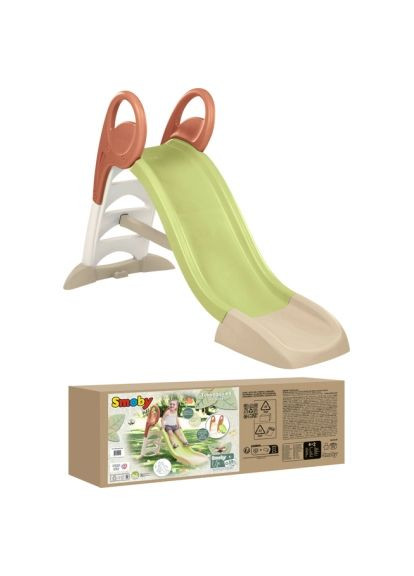 Гірка (7600820510) Smoby Life з водним ефектом зелено-бежева (369880614)