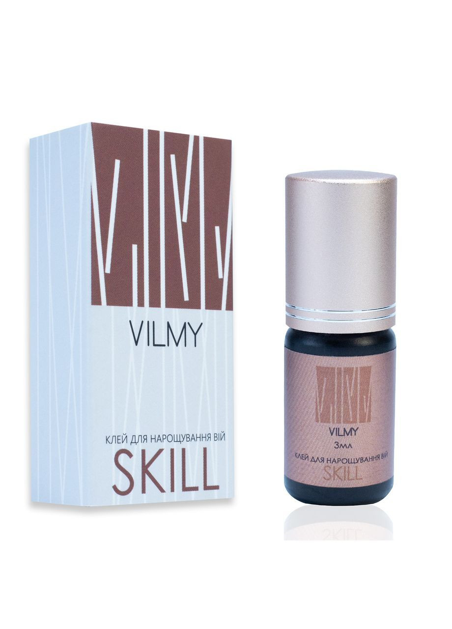 Клей для нарощування вій Skill 3 ml Чорний VILMY (362587794)
