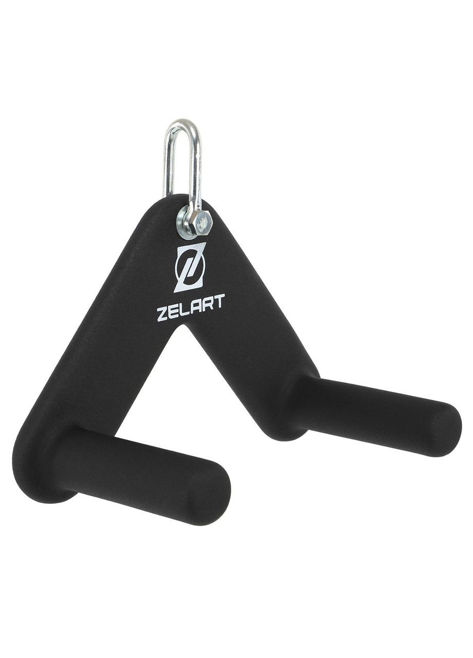 Рукоятка для тяги c узким хватом V-Bar нескользящее покрытие TA-9628 24см Zelart (322415777)