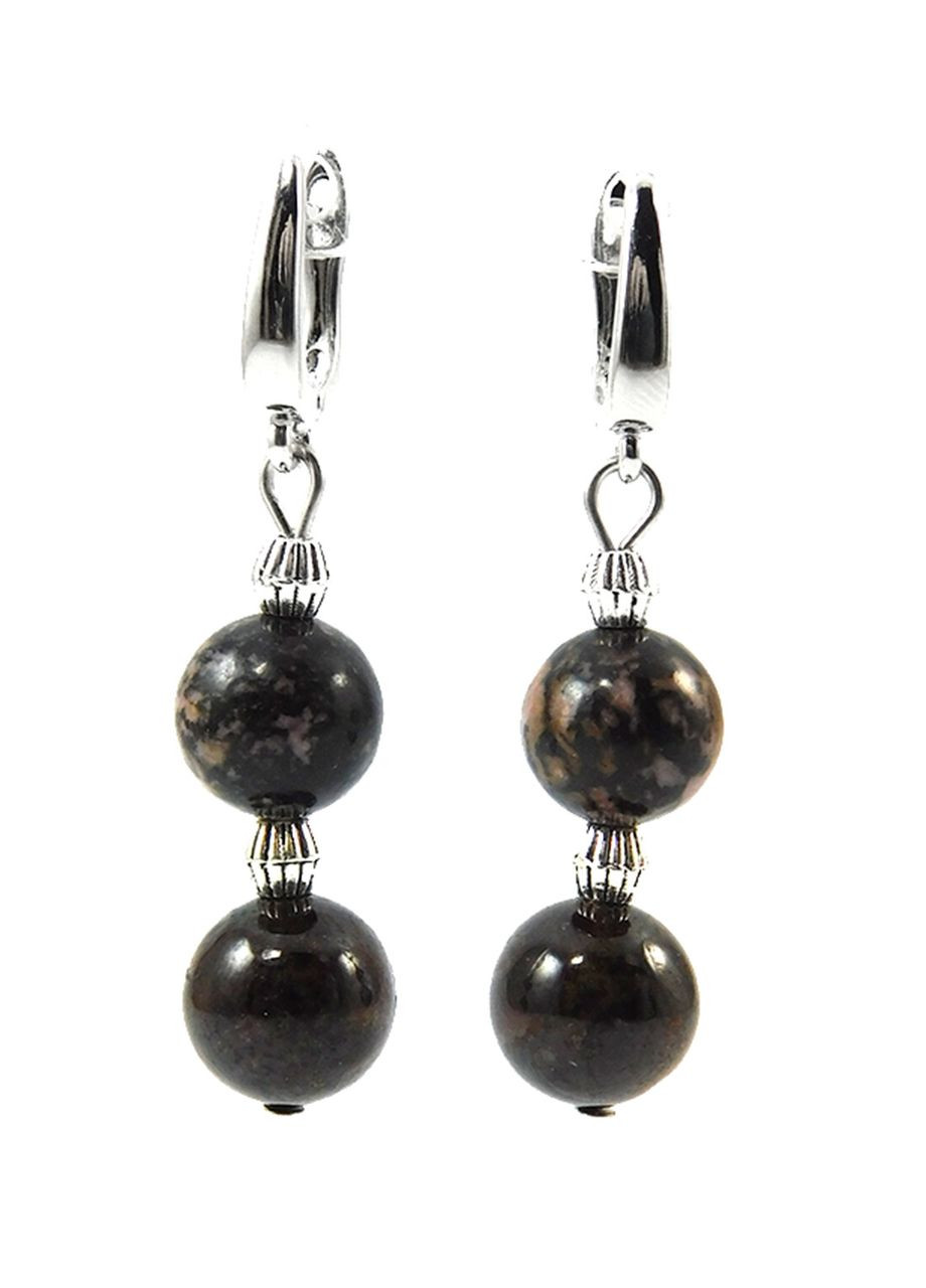 Сережки "Вишуканий мотив" Гранат, Родоніт Fursa fashion (324211172)