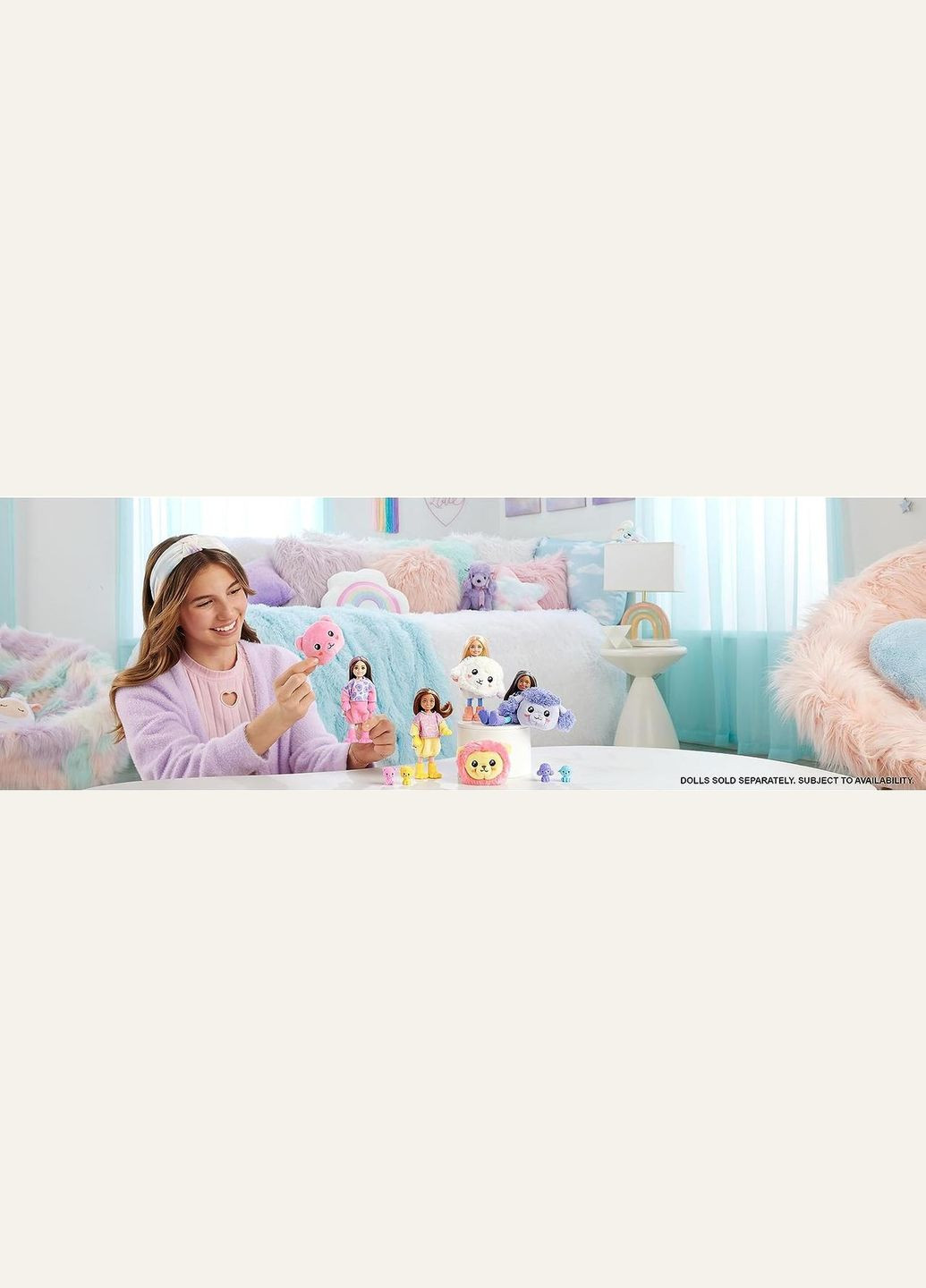 Лялька Барбі Челсі Сюрприз у костюмі Ягня Змінює колір Barbie Cutie Reveal Chelsea Mattel (282964507)