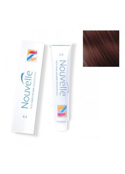 Крем-краска для волос Hair Color 4.45 кофе 100 мл Nouvelle (323161645)