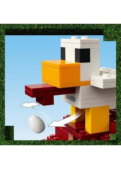 Конструктор Minecraft Нападение на деревню с воздушным шаром Гаст 555 деталей (21273) Lego (380481823)
