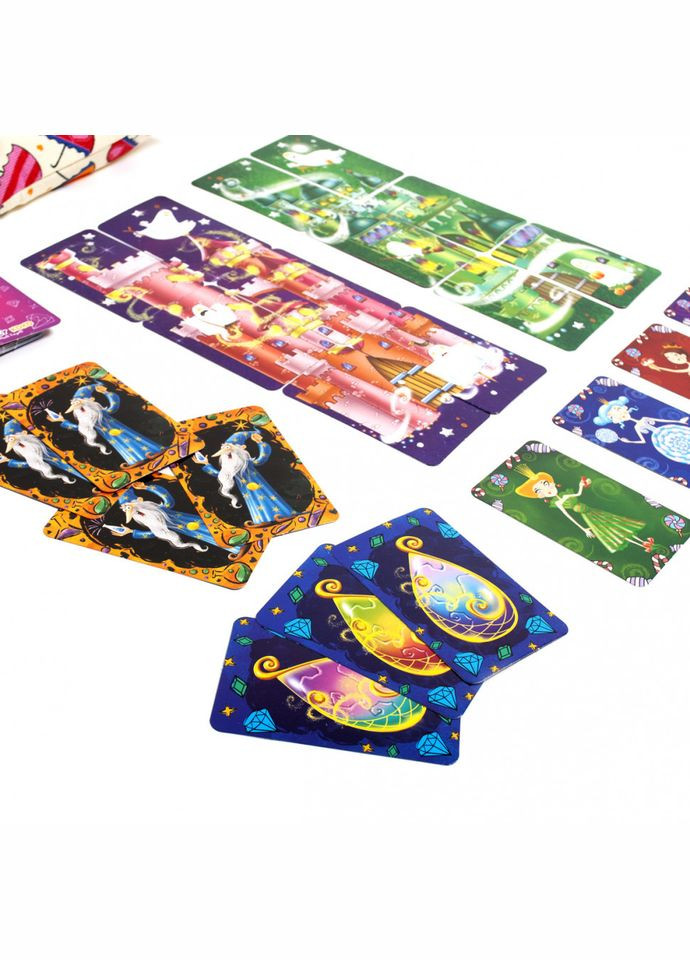 Детская настольная игра в мешочке "Волшебные кристаллы" VT8077-12 карточная Vladi toys (306436206)