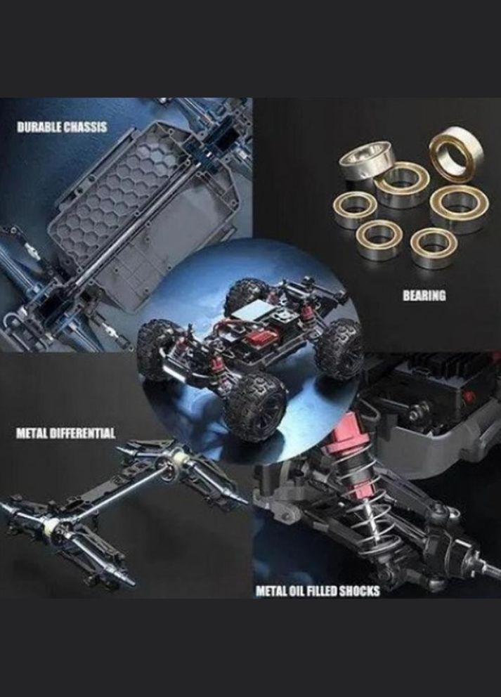 Машинка на радиоуправлении Hyper Go 16209 Brushless RTR 4WD 1:16 Monster Truck MJX (365731029)