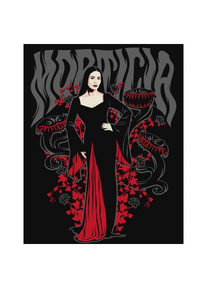 Картина по номерам (954423) Santi Wednesday Morticia Addams 40х50 см (366157257)