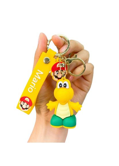 Брелок Купа Трупа Koopa Troopa Супер Маріо Super Mario фігурка іграшка для ключів, рюкзака, сумки 6 см Shantou (296266780)