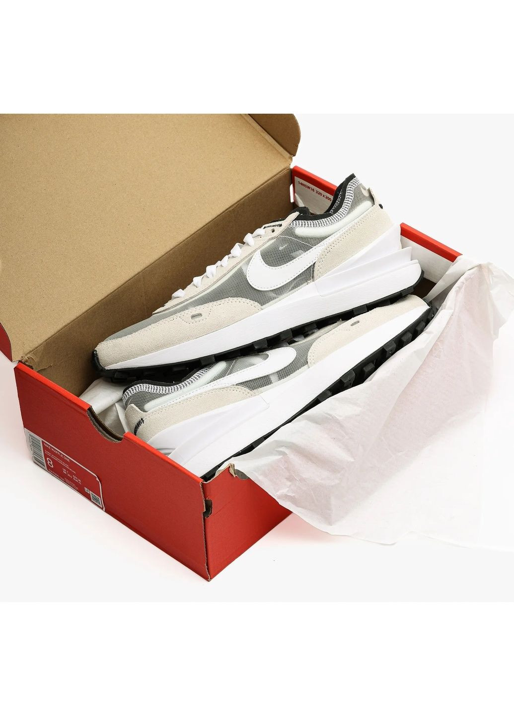 Сірі кросівки чоловічі waffle one grey Nike