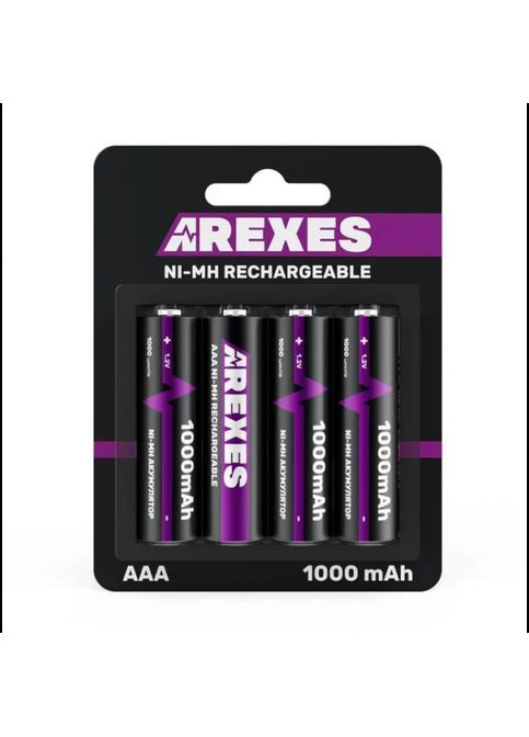 Акумулятор ААА Arexes (1000mAh) 1.2v (NI-MH) міні пальчик MDR No Brand (371794173)