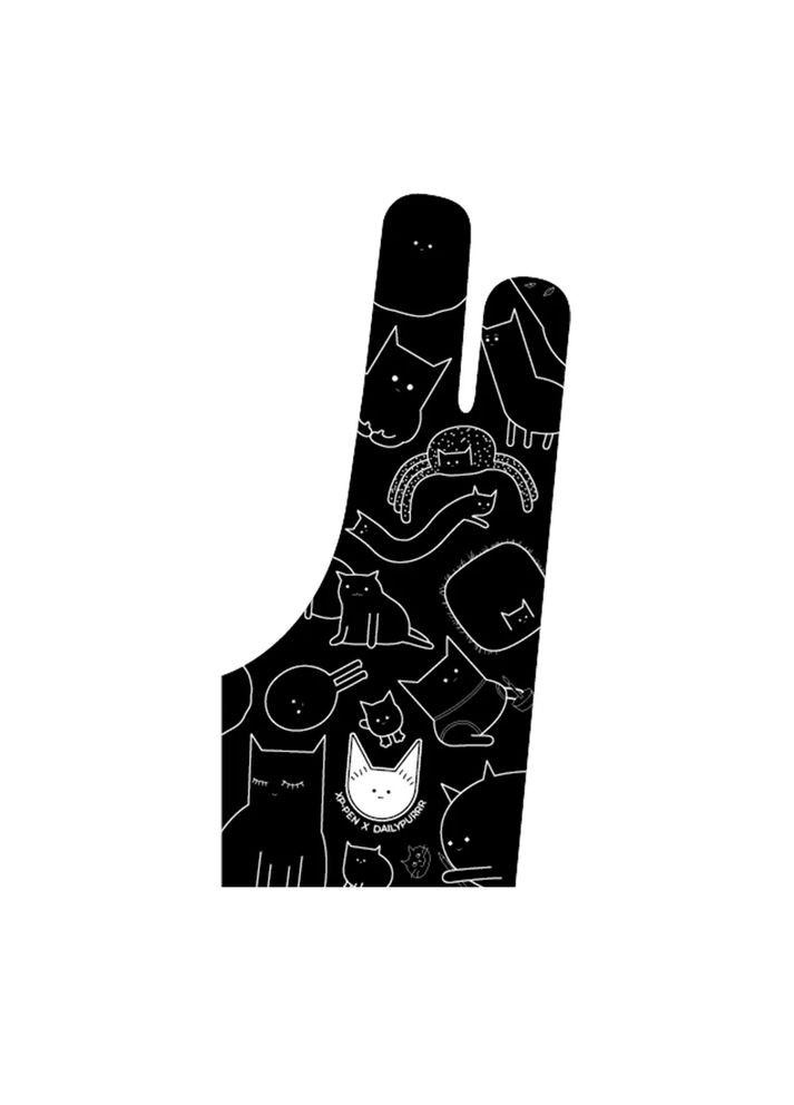 Перчатка для рисования ACG15 с двумя пальцами Cat (Универсальный размер) XP-Pen (314929870)