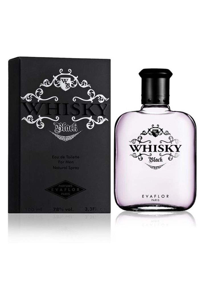 Чоловічий елегантний парфум Whisky Black edt 100ml Evaflor (337170697)