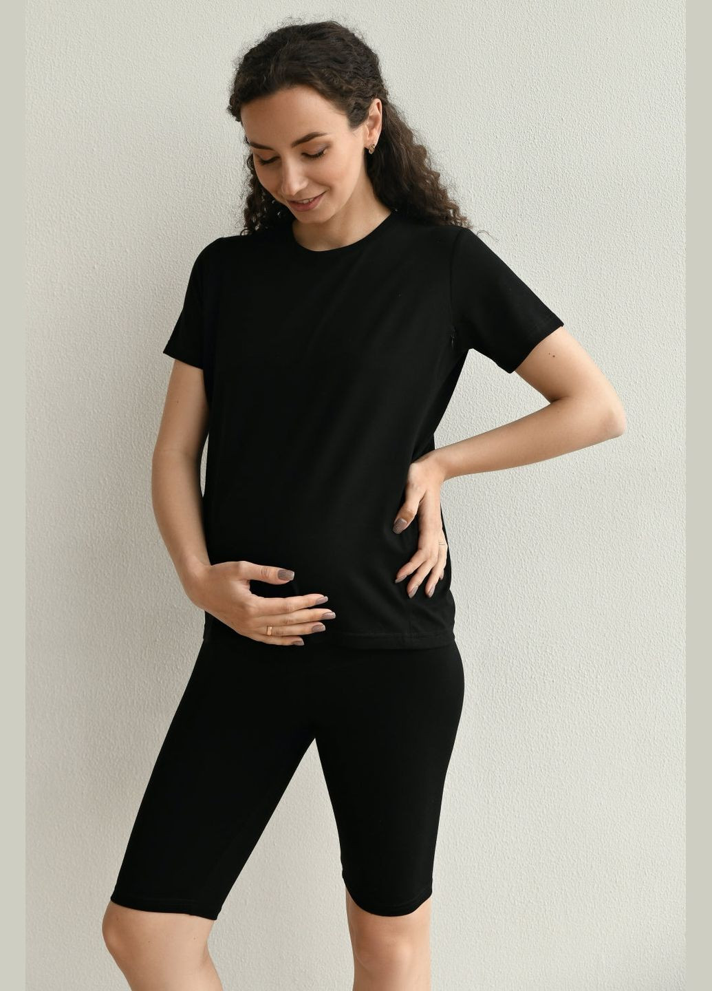 Велосипедки для беременных Мамин Дім 637 black (296778180)