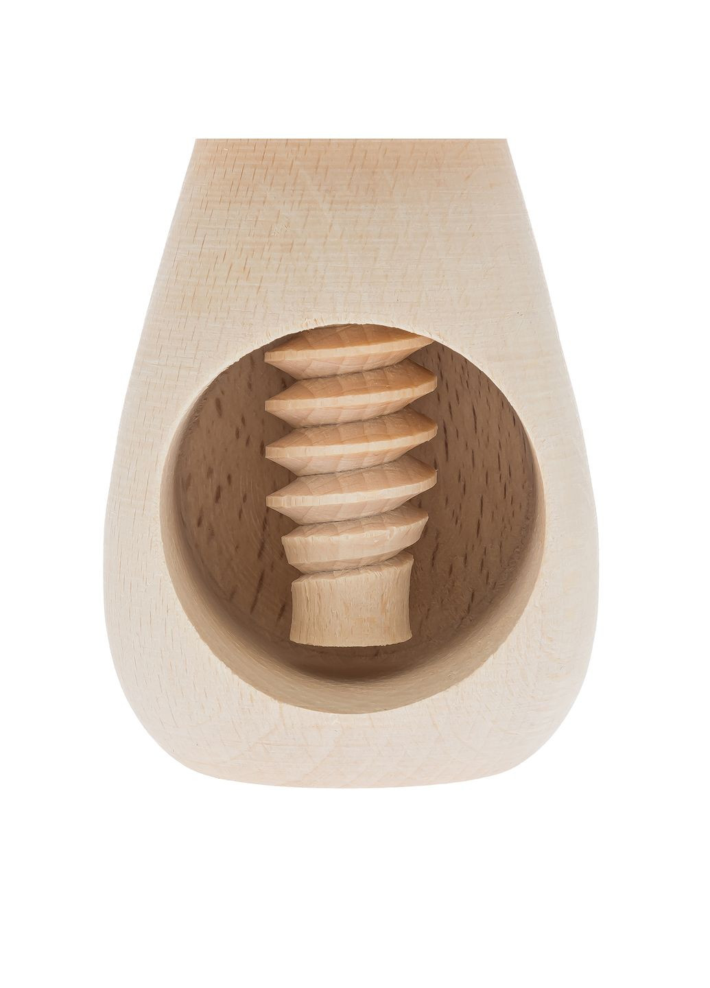 Гвинтовий дерев'яний горіхокол "Гриб" з темно-коричневою шапкою Woodly (295059481)