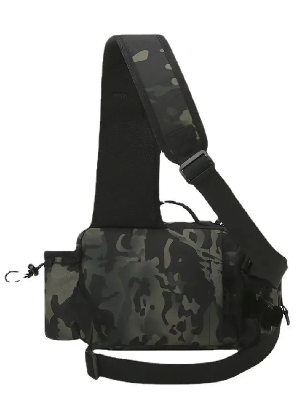 Сумка рибальська спінінгова для зберігання перенесення рибальського приладдя 40х21х13 см (478378-Prob) Зелений камуфляж Unbranded (304681302)