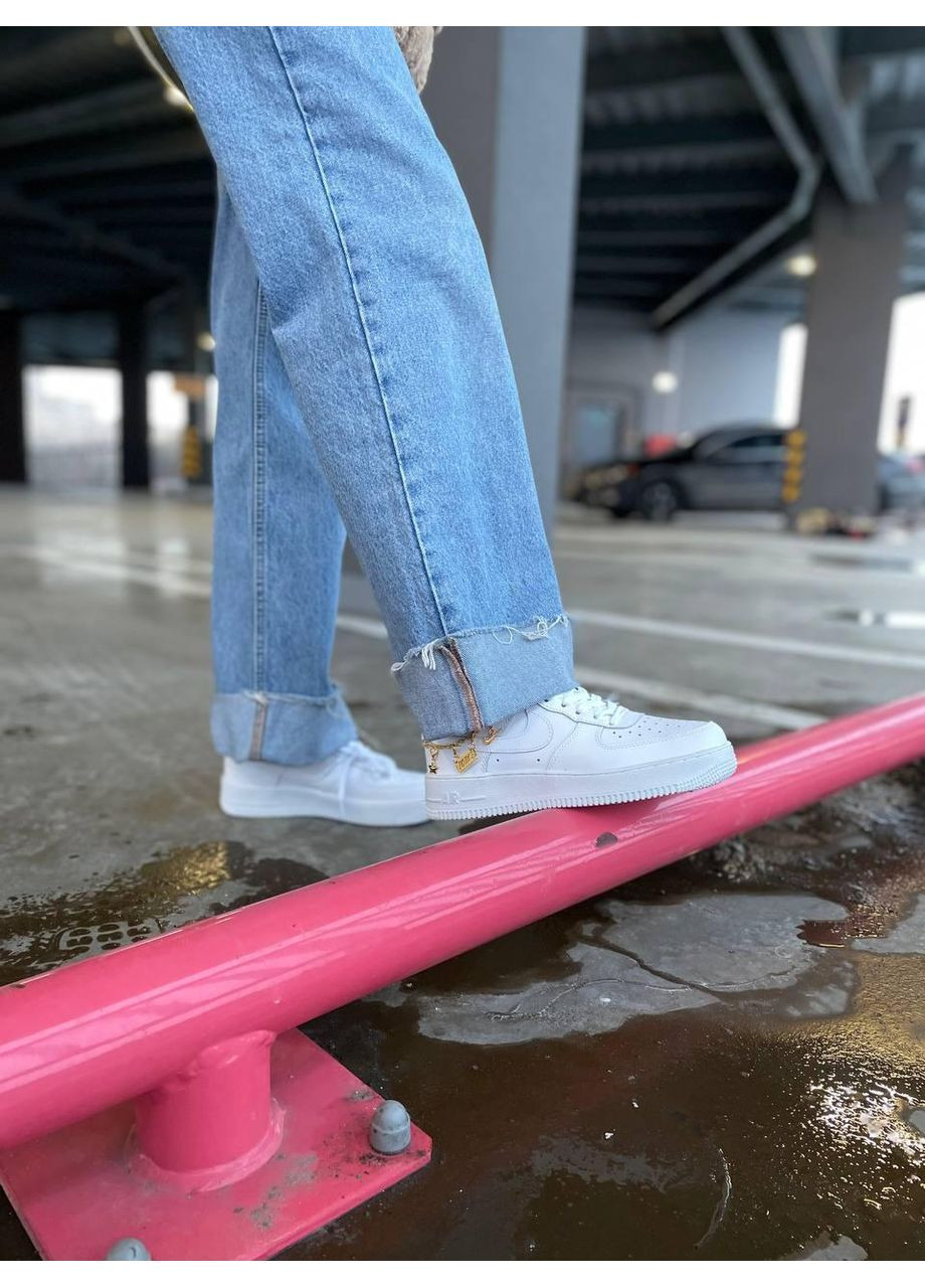 КРОССОВКИ ЖЕНСКИЕ NIKE AIR FORCE 1 LUCKY CHARMS НАЙК АИР ФОРС 1 ПРЕМИУМ No Brand белые демисезоны (368858209)