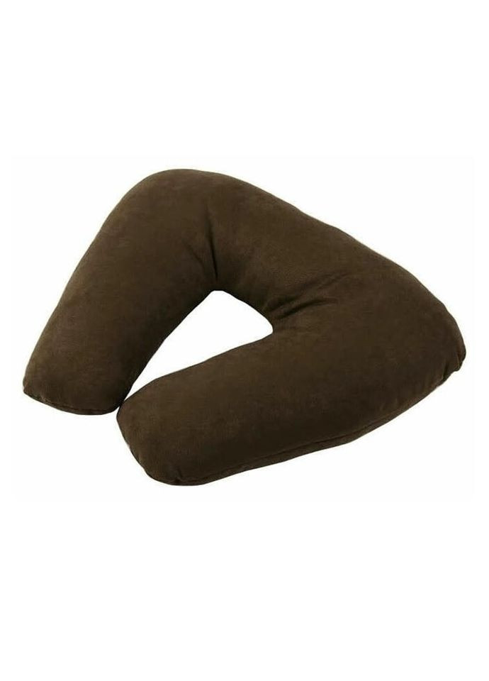 Подушка підголівник Підкова 9925 коричнева Standart (336148274)