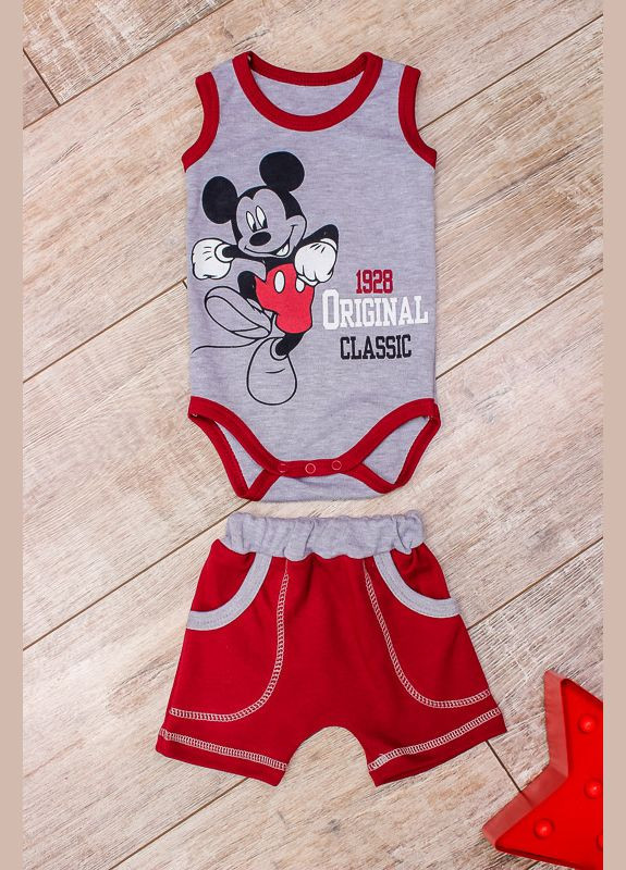 Комплект ясельний для хлопчика (боді+шорти) (p-4627) Носи своє (316648031)