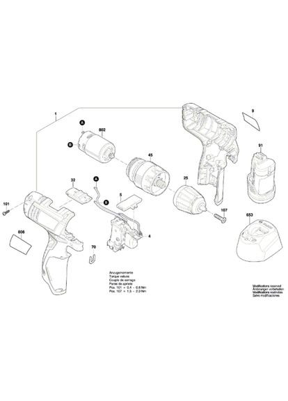 Шурупокрут-дриль акумуляторний GSR 120-Li (0.601.9G8.000) Bosch (360427988)