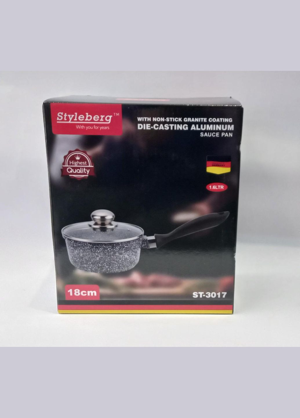 Кухонный ковш с гранитным покрытием Styleberg 1.6л ST3017 No Brand (299842371)