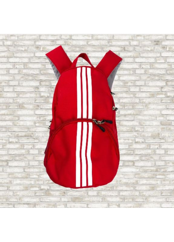 Стильний молодіжний рюкзак зі смужками Червоний (1430201333) Wallaby (361244925)