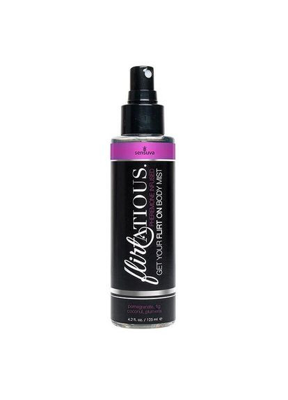 Спрей-міст для тіла з феромонами Flirtatious Pomegranate, Fig, Coconut & Plumeria (125 мл) Sensuva (367723242)