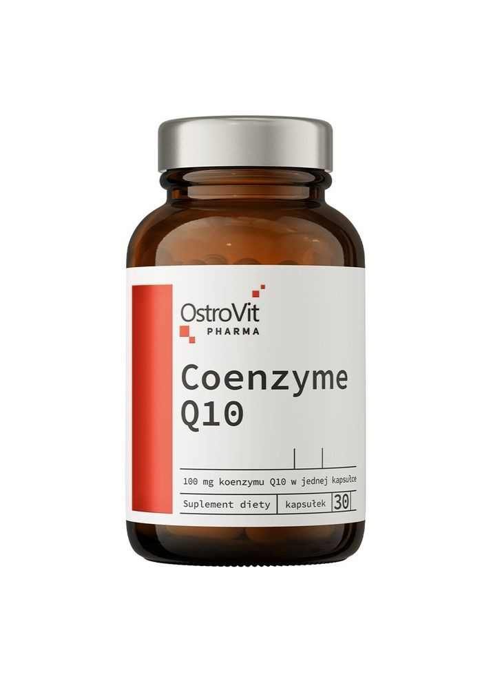 Коэнзим Q10 Pharma Coenzyme Q10, 30 капсул для поддержки сердечно-сосудистой системы Ostrovit (322721297)
