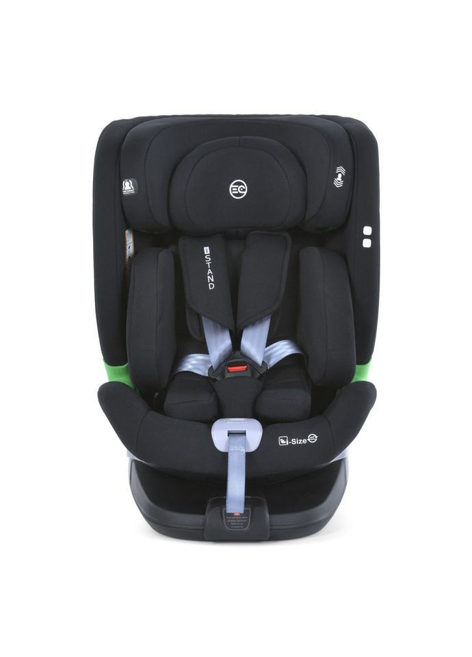 Автокрісло дитяче ME 1146 i-STAND чорне для новонароджених та дітей до 12 років із системою ISOFIX та поворотом 360° ProDobro (368759237)