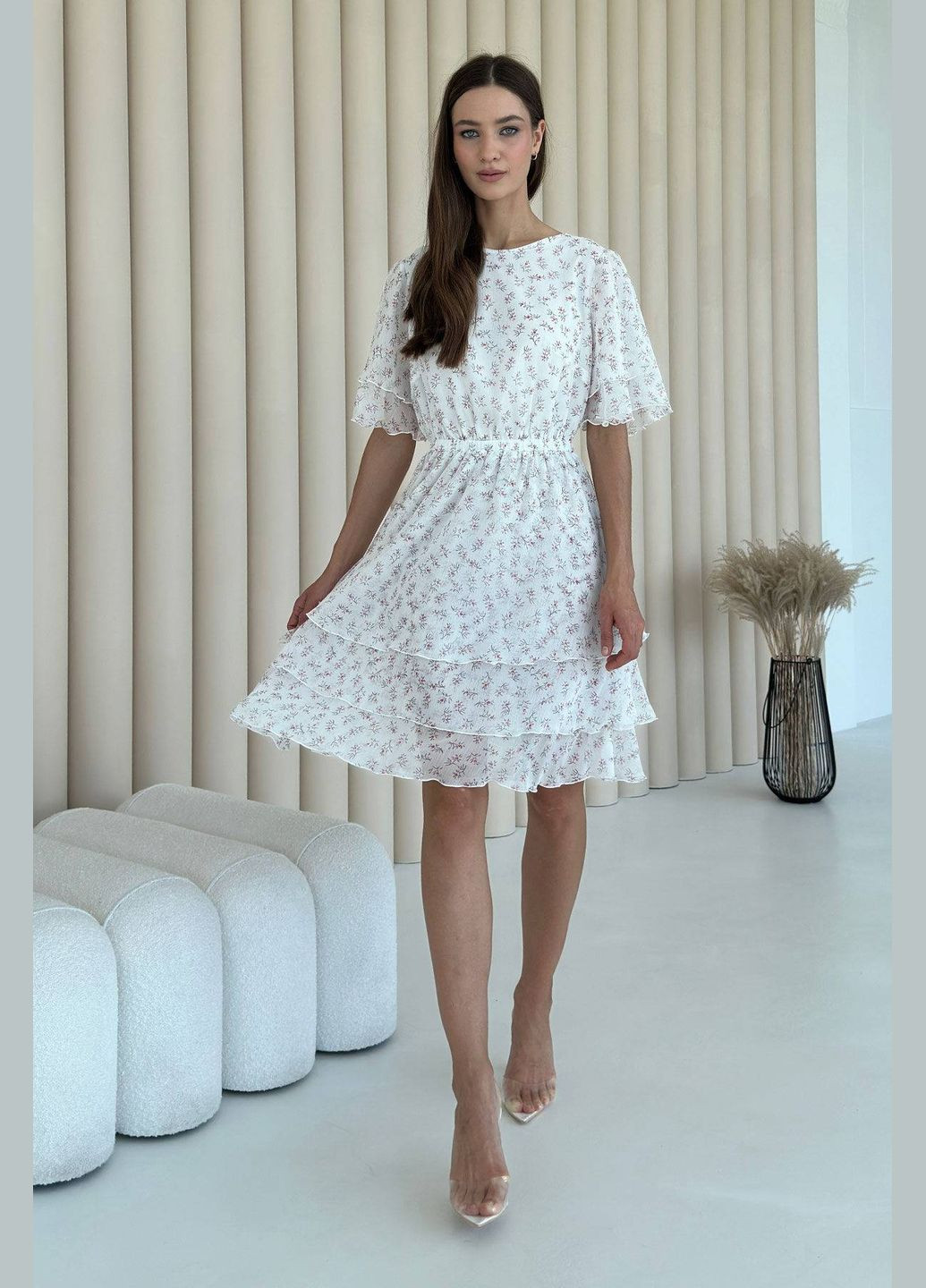 Молочна сукня Nenka з квітковим принтом
