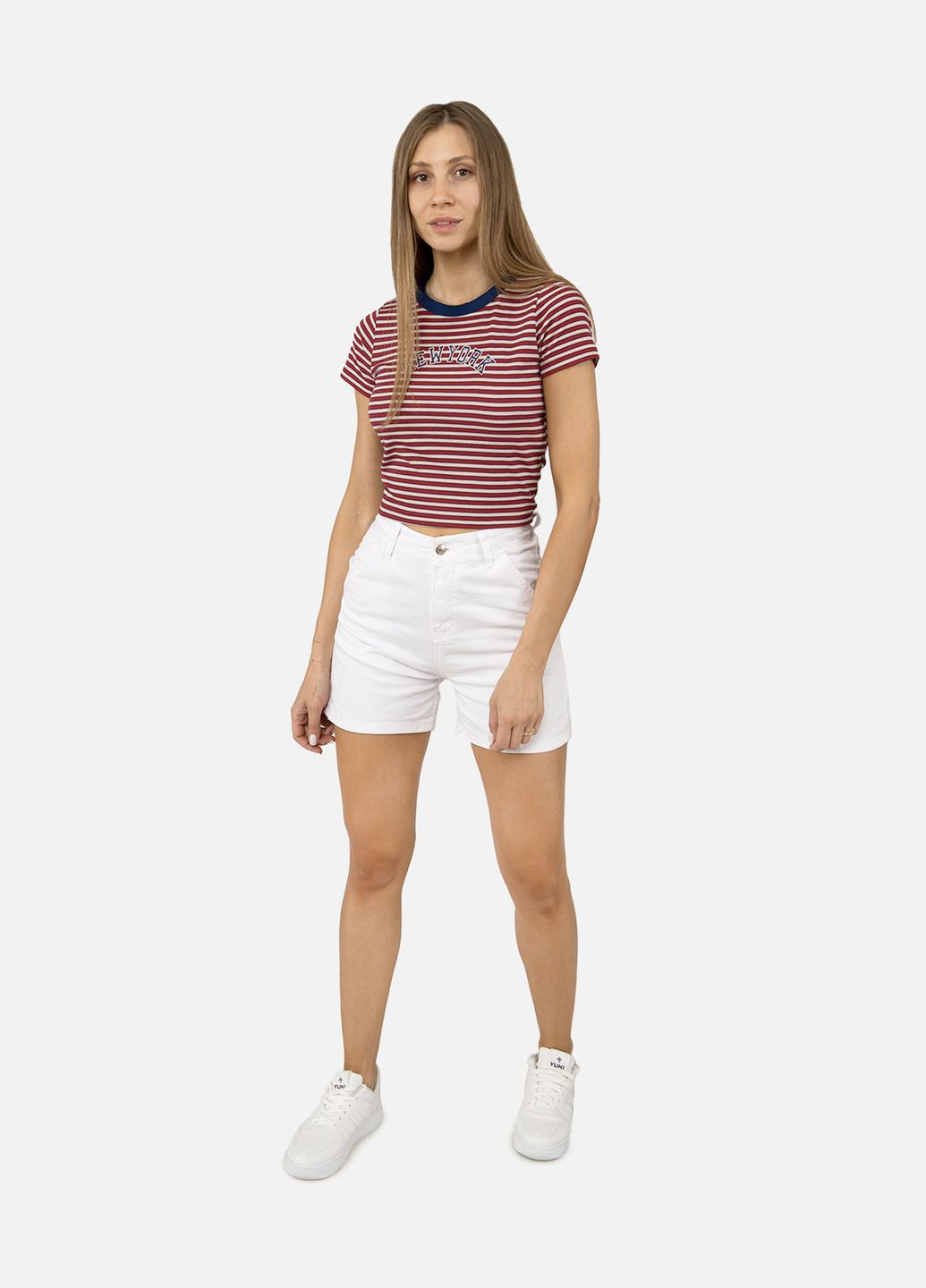 Жіноча футболка з коротким рукавом колір червоний ЦБ-00255011 Divon - (307362835)