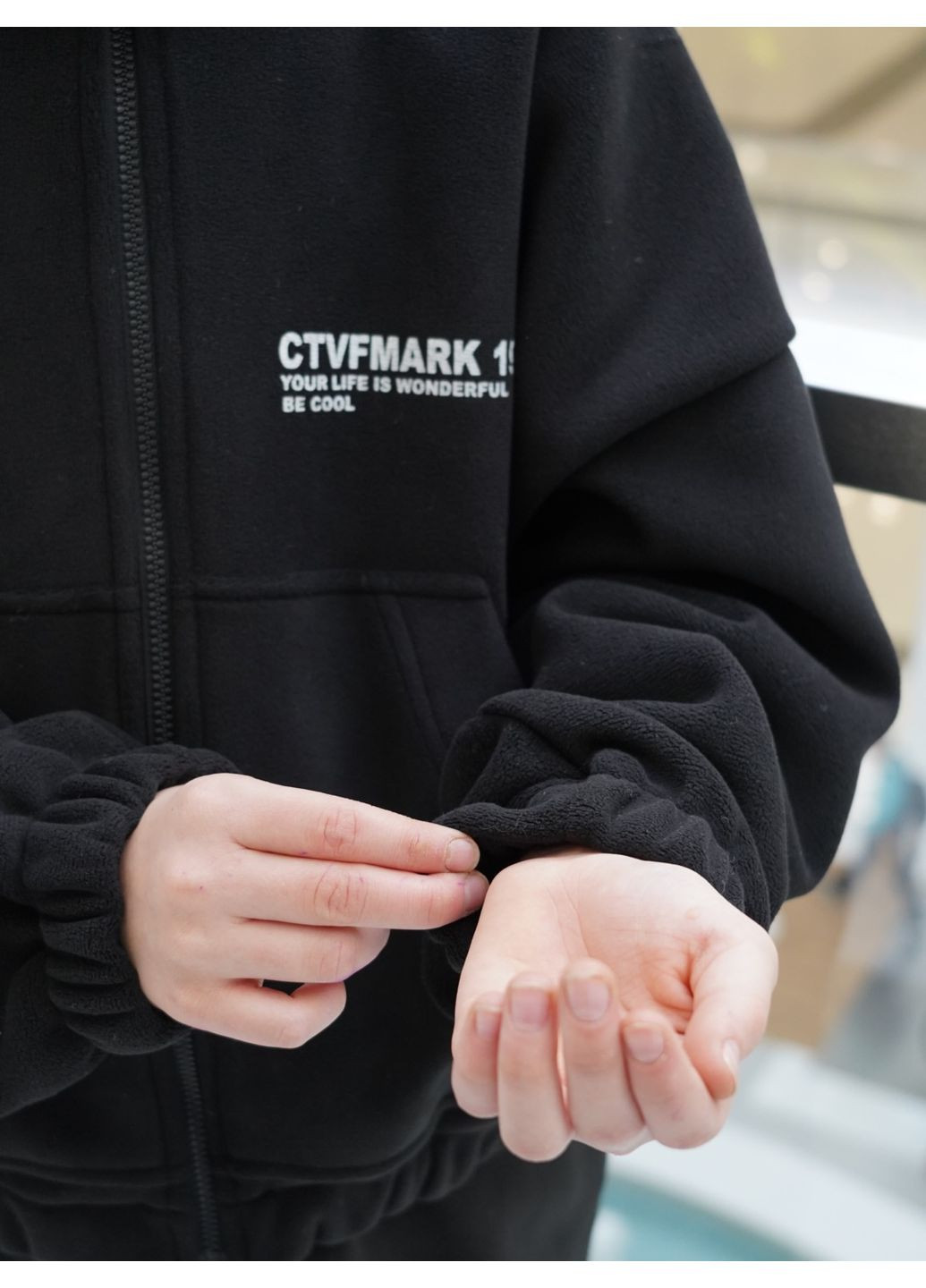 Комбинированный демисезонный костюм черный Cvetkov Дасти