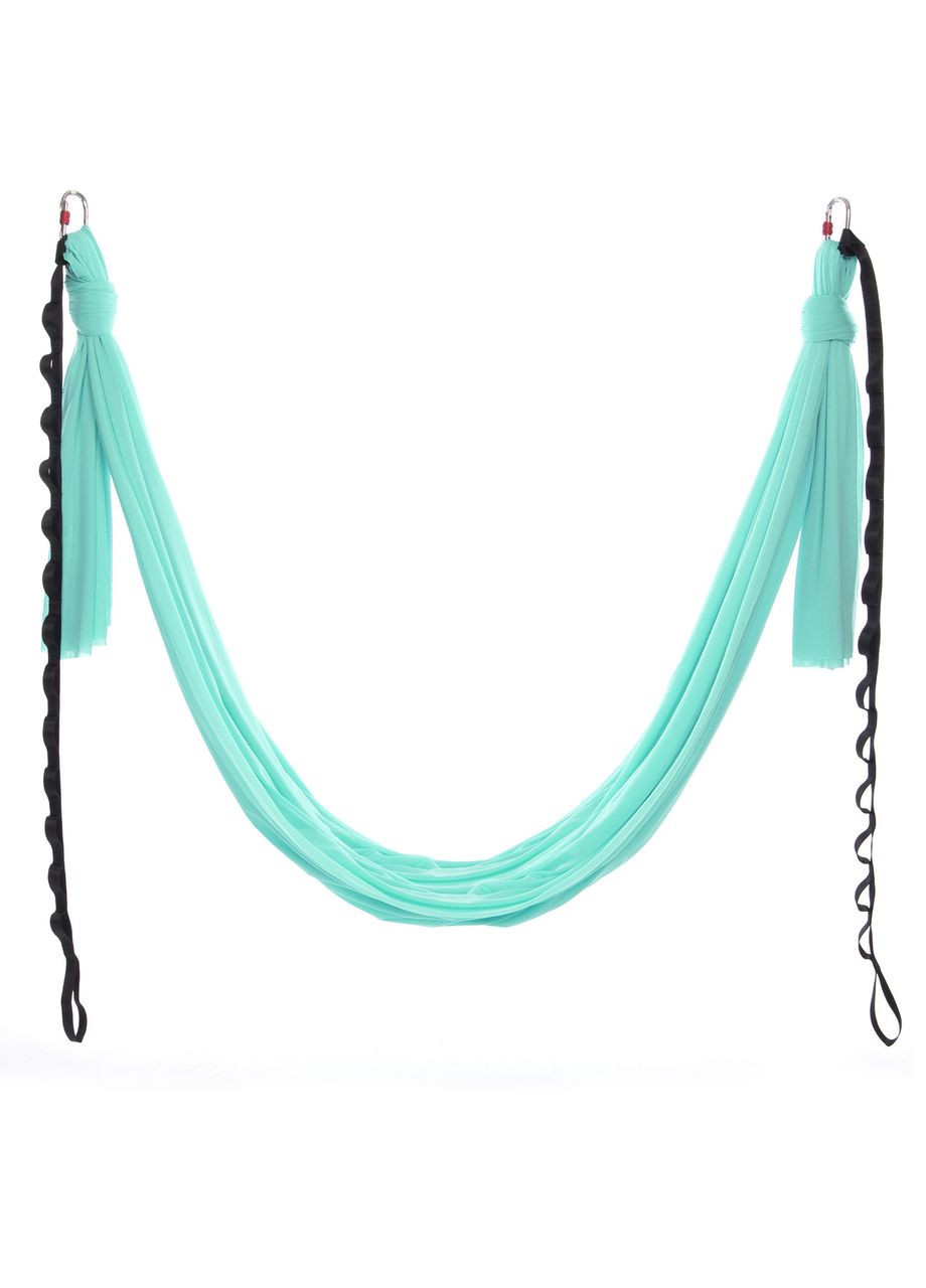 Гамак для йоги со стропами и креплением Antigravity Yoga (полиэстер, р-р 280смх5м, Мятный) SP-Planeta (361433829)