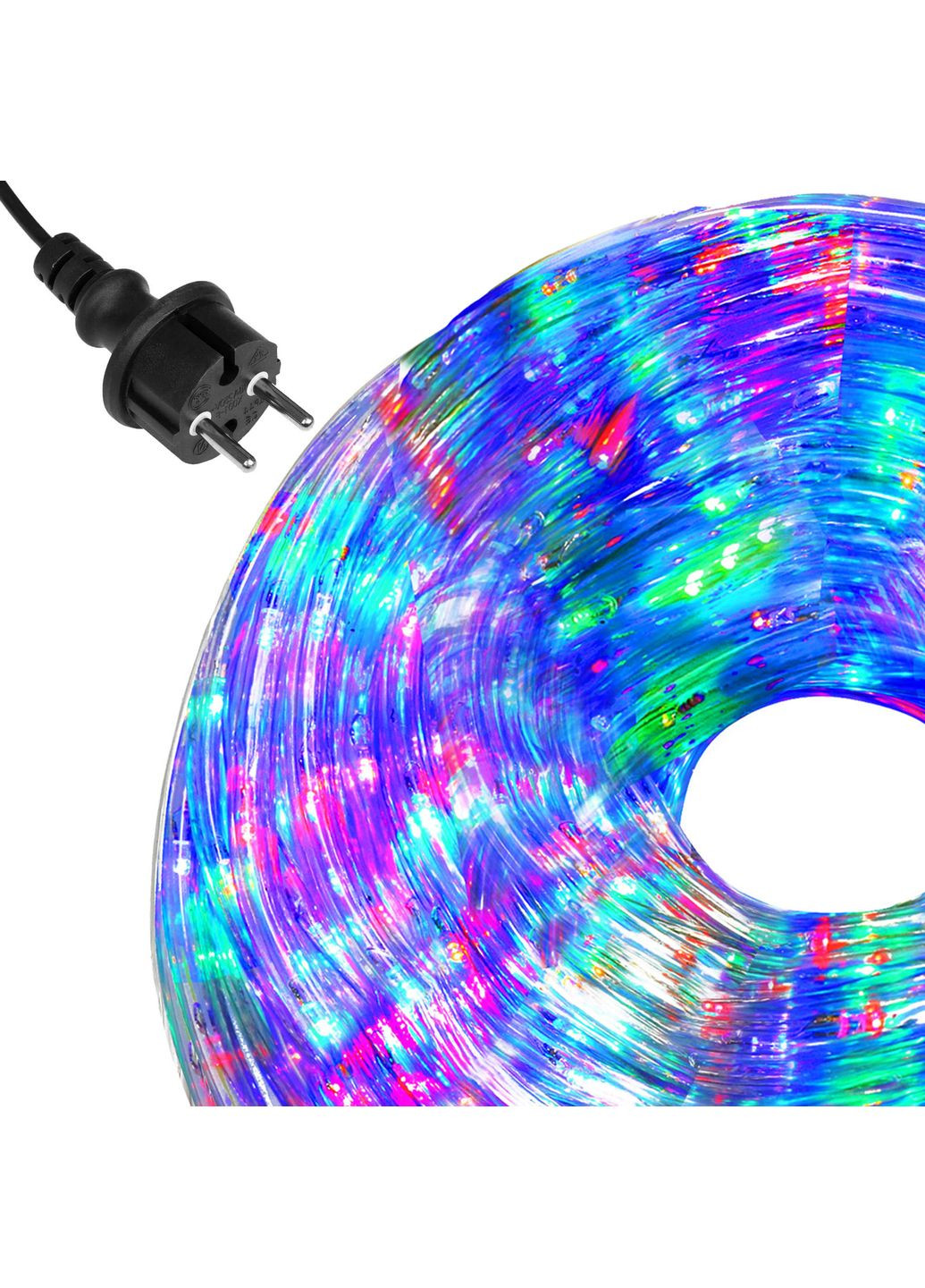 Гірлянда дюралайт вулична (зовнішня) Rope Lights 10 м 240 LED Mix Springos CL1202 (275095397)