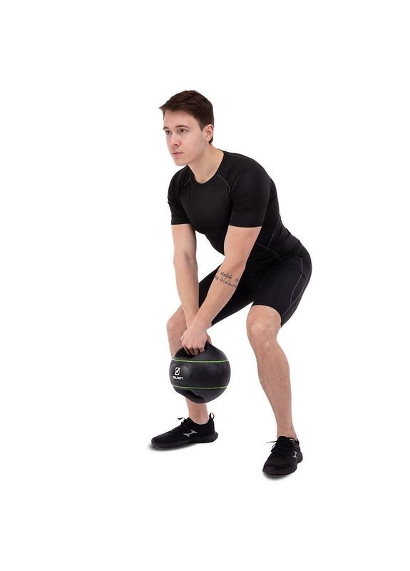 Медбол м'яч медичний дворучний з хватами (вага 5 кг) TA-7827-5 Zelart (367617445)