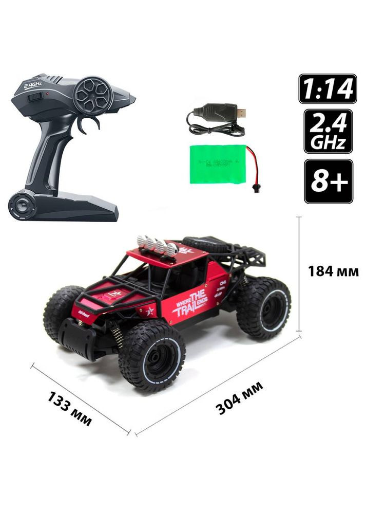 Машинка на р/в Off-Road Crawler Race 1:14 Matte Red (SL-309RHMR) Sulong Toys (323166696)
