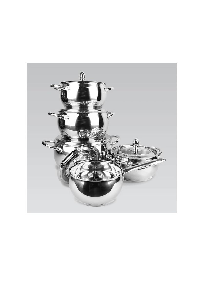 Набор посуды нержавеющая сталь 10 предметов Maestro (293247422)