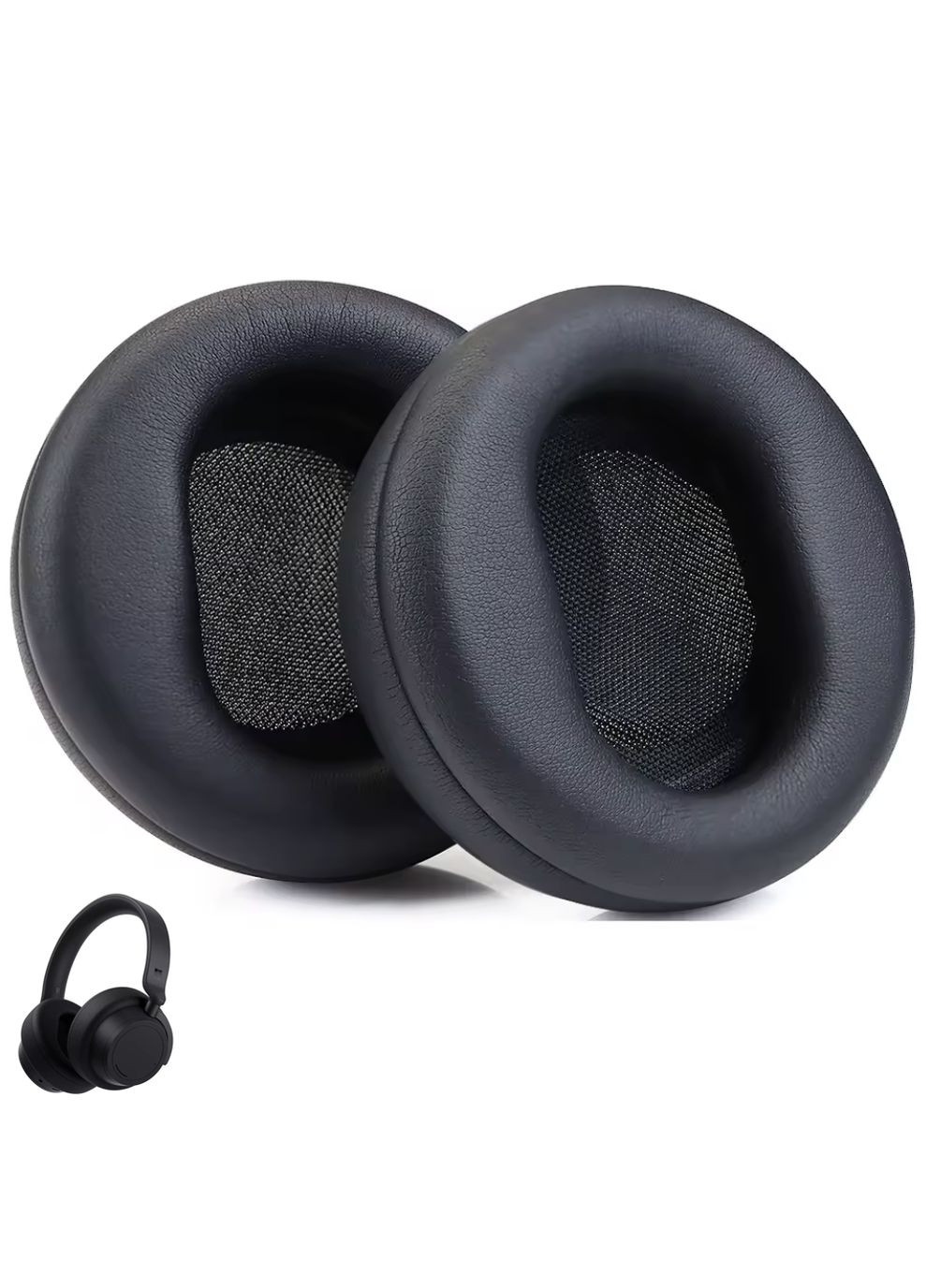 Амбушури шкіряні для навушників Surface Headphones (Gen 1) black чорні Microsoft (369627436)