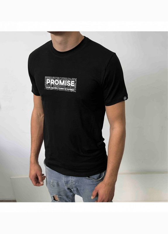 Чорна футболка promise Hector