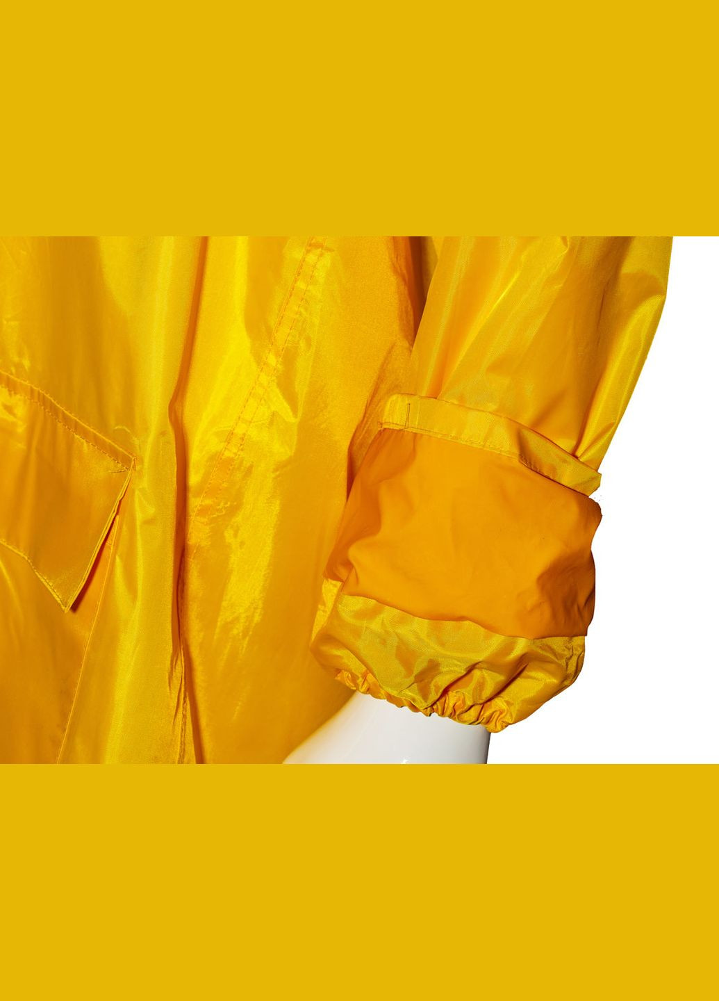 Плащ от дождя CHESTER (XL, желтый) влагостойкий дождевик многоразовый с PVC покрытием (25553) Sizam (329742690)