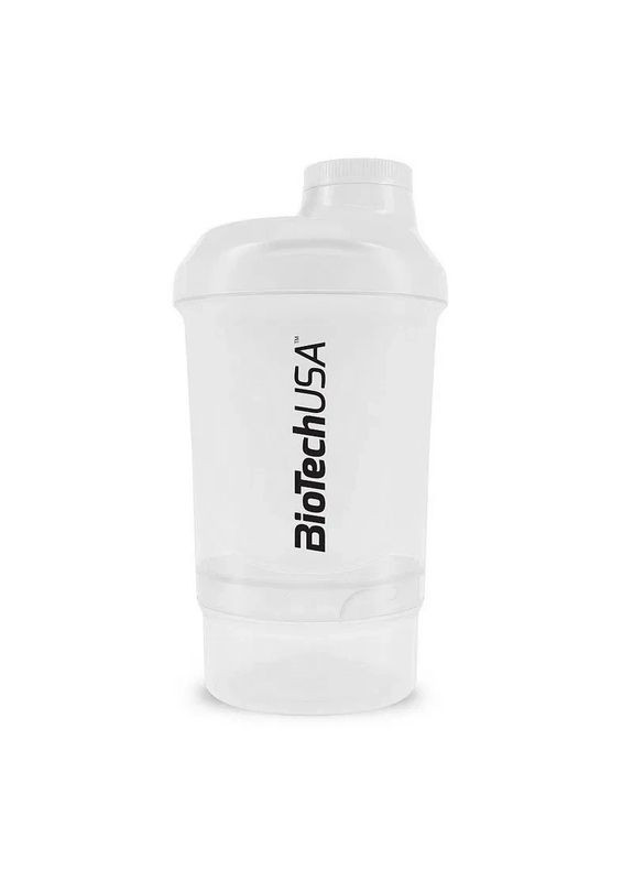 Шейкер міні Shaker Wave Mini + 2 in 1, блакитний, 300 мл Biotech (361118636)